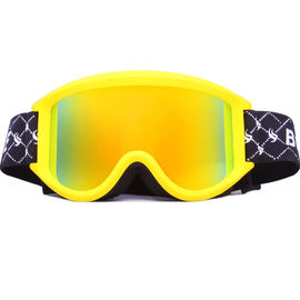 De gele Beschermende brillen van Kleuren Antifogsnow, Skiglazen In te ademen voor Openluchtsporten leverancier