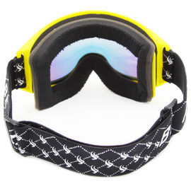 De gele Beschermende brillen van Kleuren Antifogsnow, Skiglazen In te ademen voor Openluchtsporten leverancier