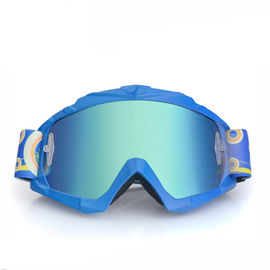 De comfortabele Bescherming van Motocrossbeschermende brillen UV400 met Antislipsiliconeriem leverancier