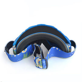 De comfortabele Bescherming van Motocrossbeschermende brillen UV400 met Antislipsiliconeriem leverancier