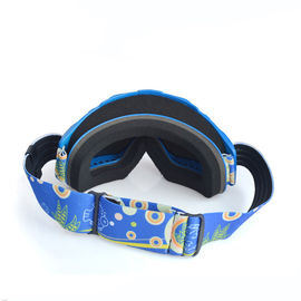 De comfortabele Bescherming van Motocrossbeschermende brillen UV400 met Antislipsiliconeriem leverancier