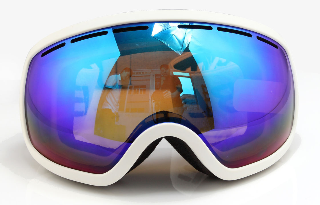 High-tech Weerspiegelde Skibeschermende brillen, Frameless-de Lage Lichte Transmissie van Skibeschermende brillen leverancier